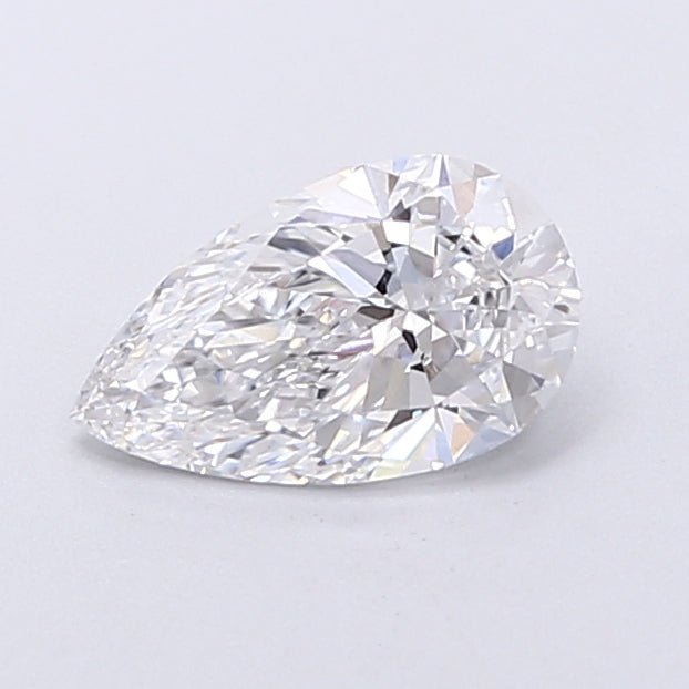 0.95 Carat Pear Shaped, Very Good Cut, D Color, VS1 Clarity, IGI Certified Lab Grown Diamond