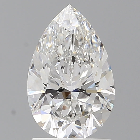 1.59 Carat Pear Shaped, Ideal Cut, E Color, VVS2 Clarity, IGI Certified Lab Grown Diamond
