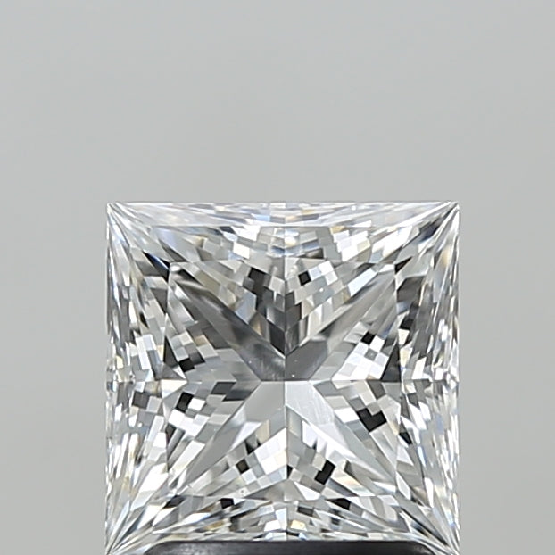 2.07 Carat Princess Shaped, Ideal Cut, E Color, VS1 Clarity, IGI Certified Lab Grown Diamond