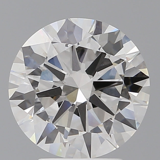 3.55 Carat Round Shaped, Excellent Cut, F Color, VVS2 Clarity, IGI Certified Lab Grown Diamond