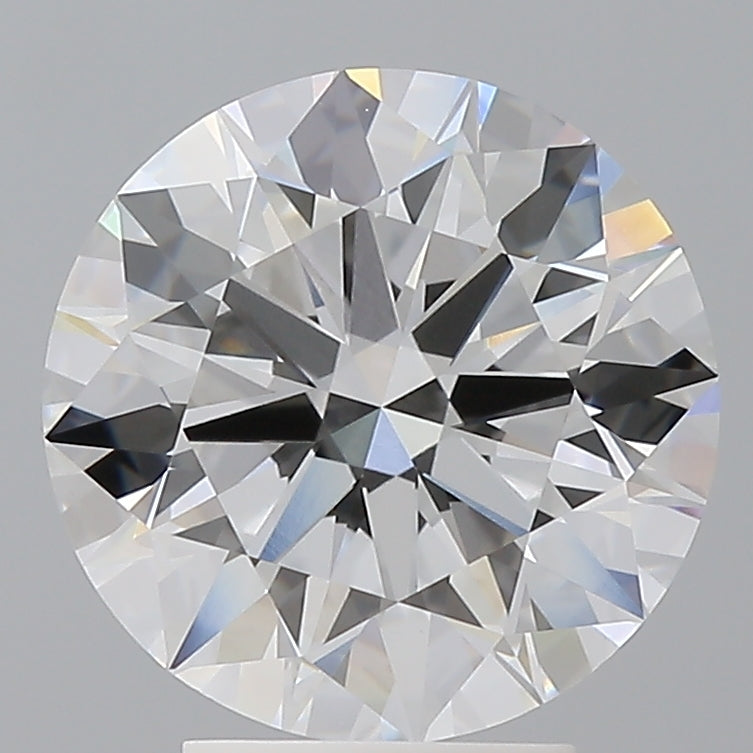 4.09 Carat Round Shaped, Ideal Cut, E Color, VVS2 Clarity, IGI Certified Lab Grown Diamond