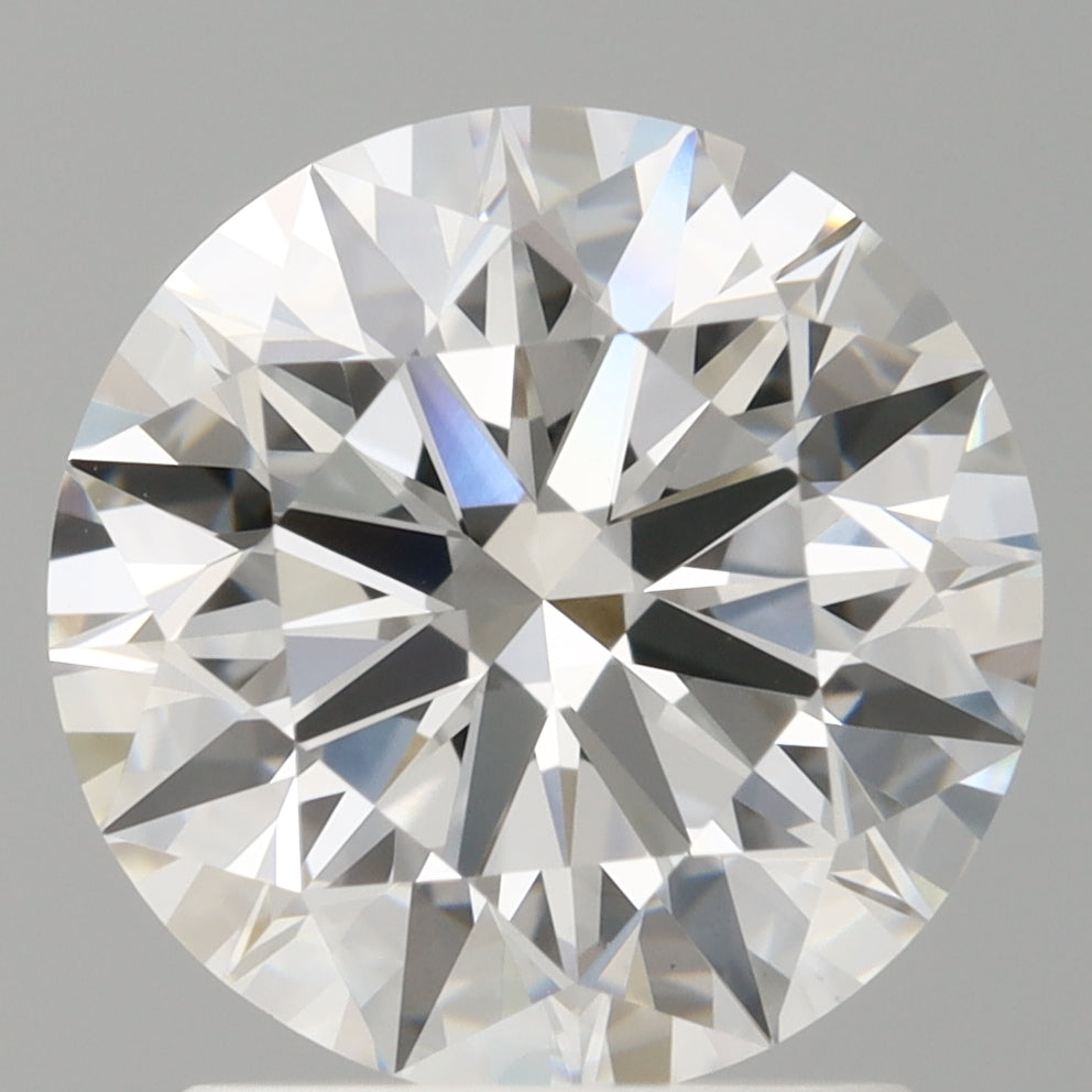 2.02 Carat Round Shaped, Ideal Cut, E Color, VVS2 Clarity, IGI Certified Lab Grown Diamond