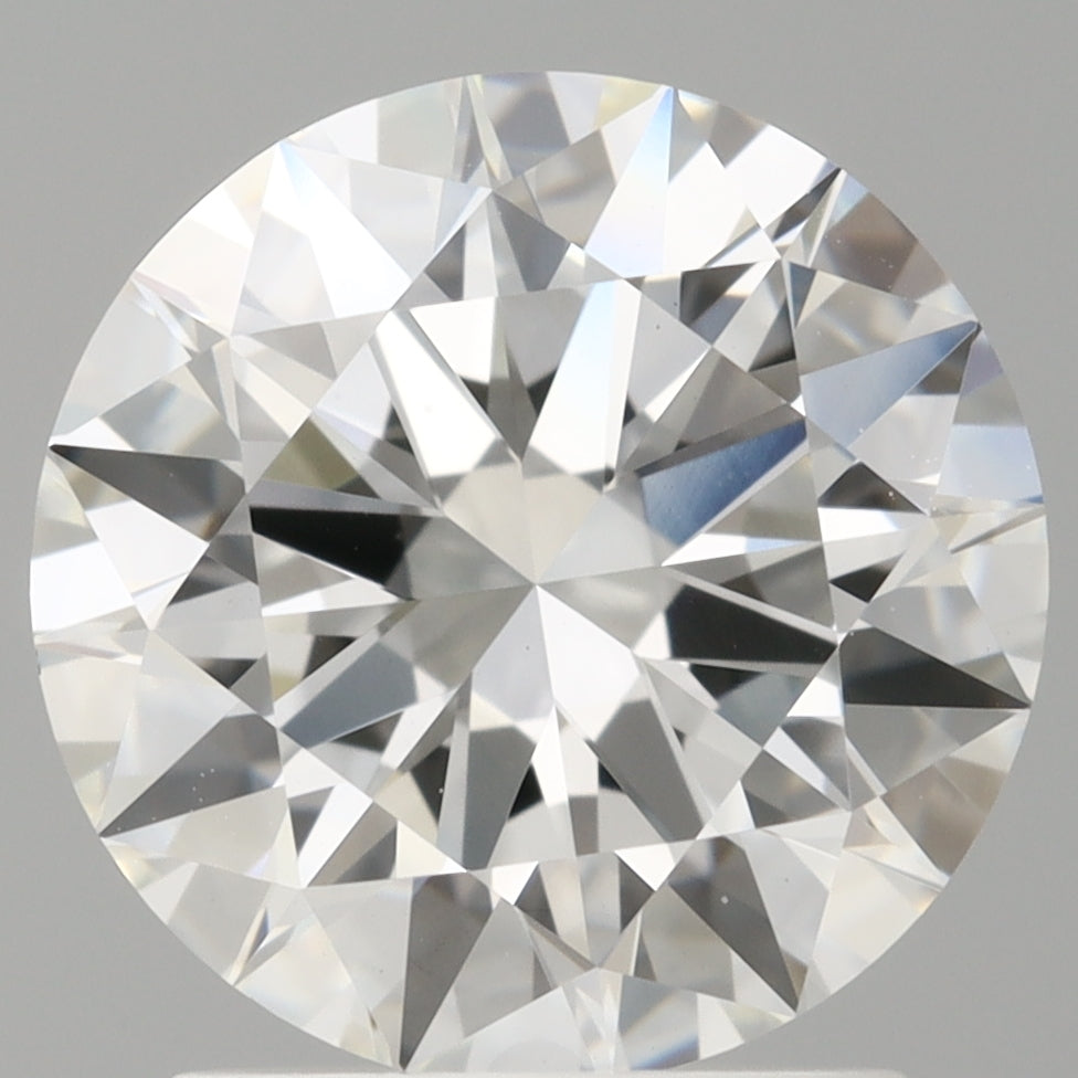2.01 Carat Round Shaped, Excellent Cut, E Color, VVS2 Clarity, IGI Certified Lab Grown Diamond