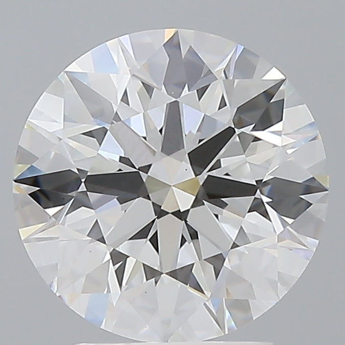 3.08 Carat Round Shaped, Ideal Cut, E Color, VVS2 Clarity, IGI Certified Lab Grown Diamond