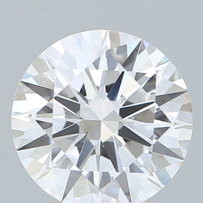 2.57 Carat Round Shaped, Excellent Cut, D Color, VVS2 Clarity, IGI Certified Lab Grown Diamond