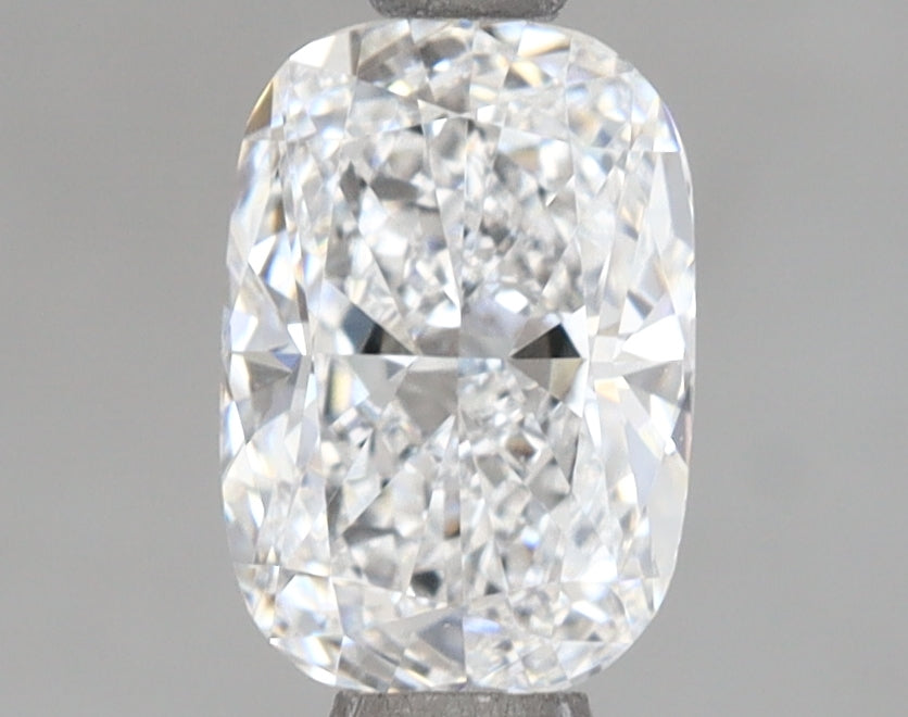 1.13 Carat Cushion Shaped, Ideal Cut, D Color, VVS2 Clarity, IGI Certified Lab Grown Diamond