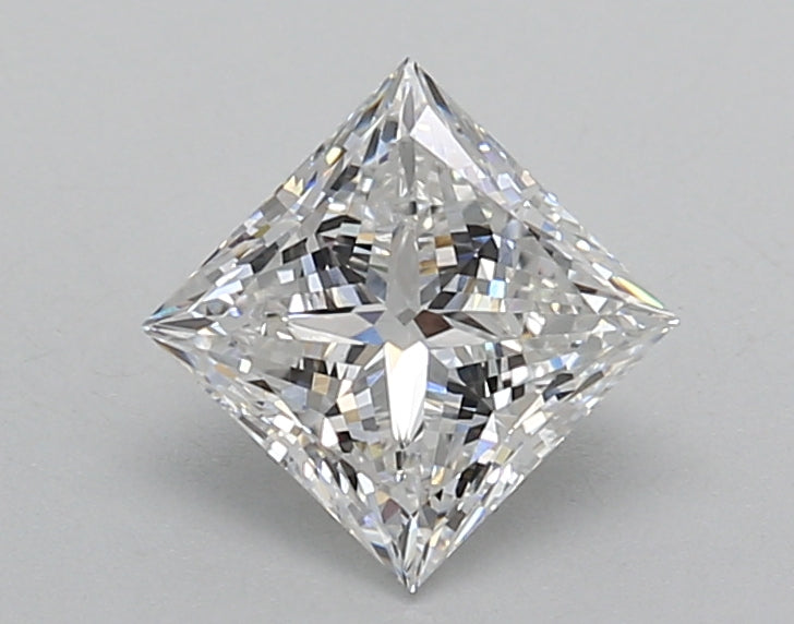 1.02 Carat Princess Shaped, Very Good Cut, E Color, VVS2 Clarity, IGI Certified Lab Grown Diamond
