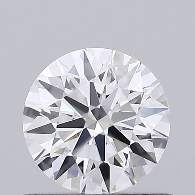 0.53 Carat Round Shaped, Ideal Cut, D Color, VVS2 Clarity, IGI Certified Lab Grown Diamond