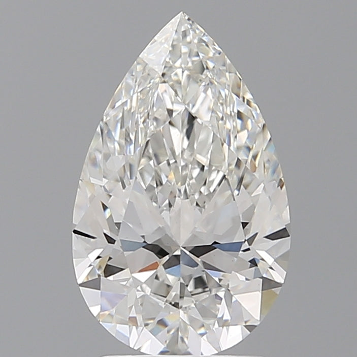 2.53 Carat Pear Shaped, Ideal Cut, F Color, VS1 Clarity, IGI Certified Lab Grown Diamond