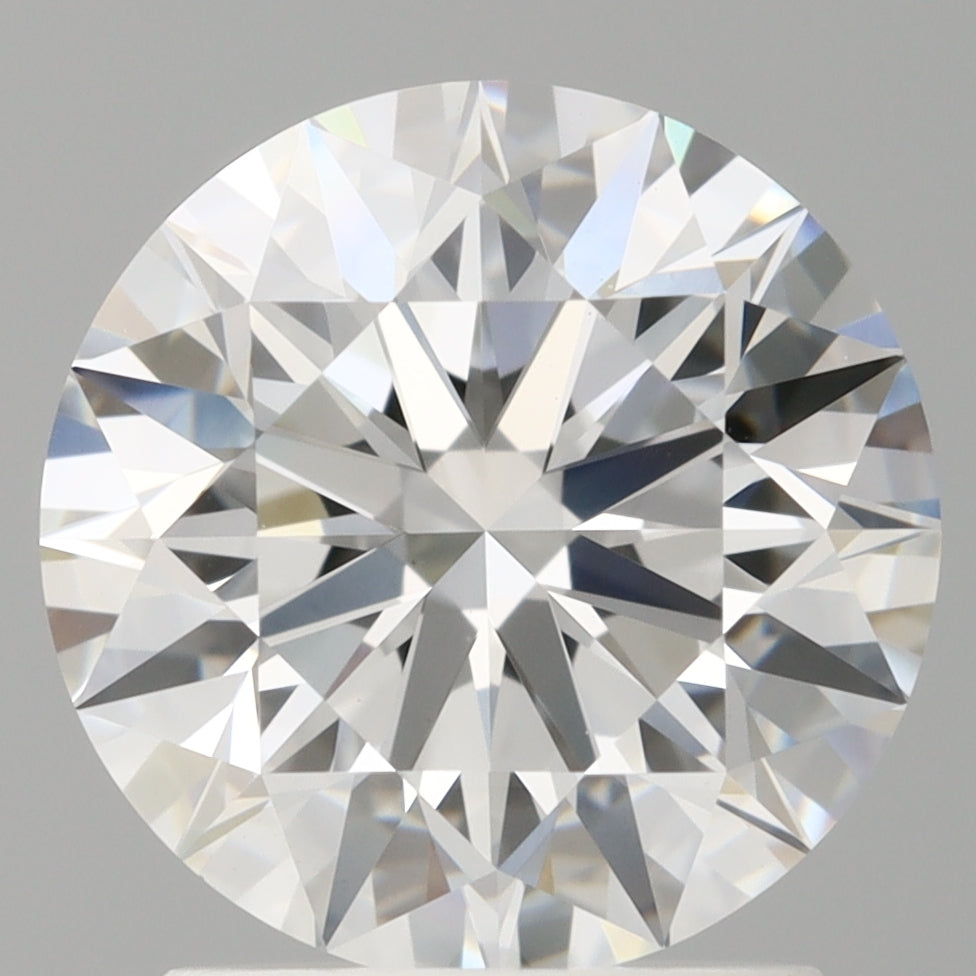 2.05 Carat Round Shaped, Excellent Cut, E Color, VVS2 Clarity, IGI Certified Lab Grown Diamond