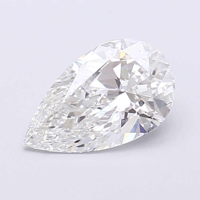 1.30 Carat Pear Shaped, Very Good Cut, E Color, VVS2 Clarity, IGI Certified Lab Grown Diamond