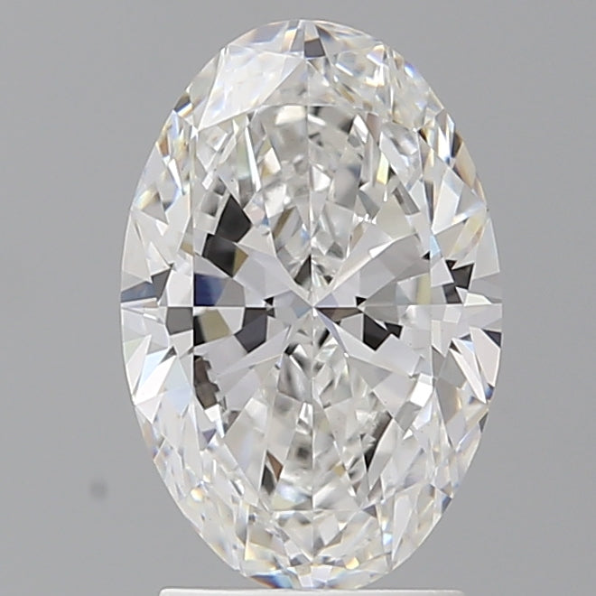 2.52 Carat Oval Shaped, Ideal Cut, E Color, VVS2 Clarity, IGI Certified Lab Grown Diamond