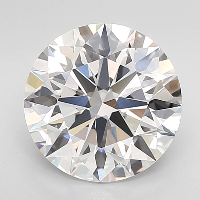 4.04 Carat Round Shaped, Ideal Cut, E Color, VVS2 Clarity, IGI Certified Lab Grown Diamond