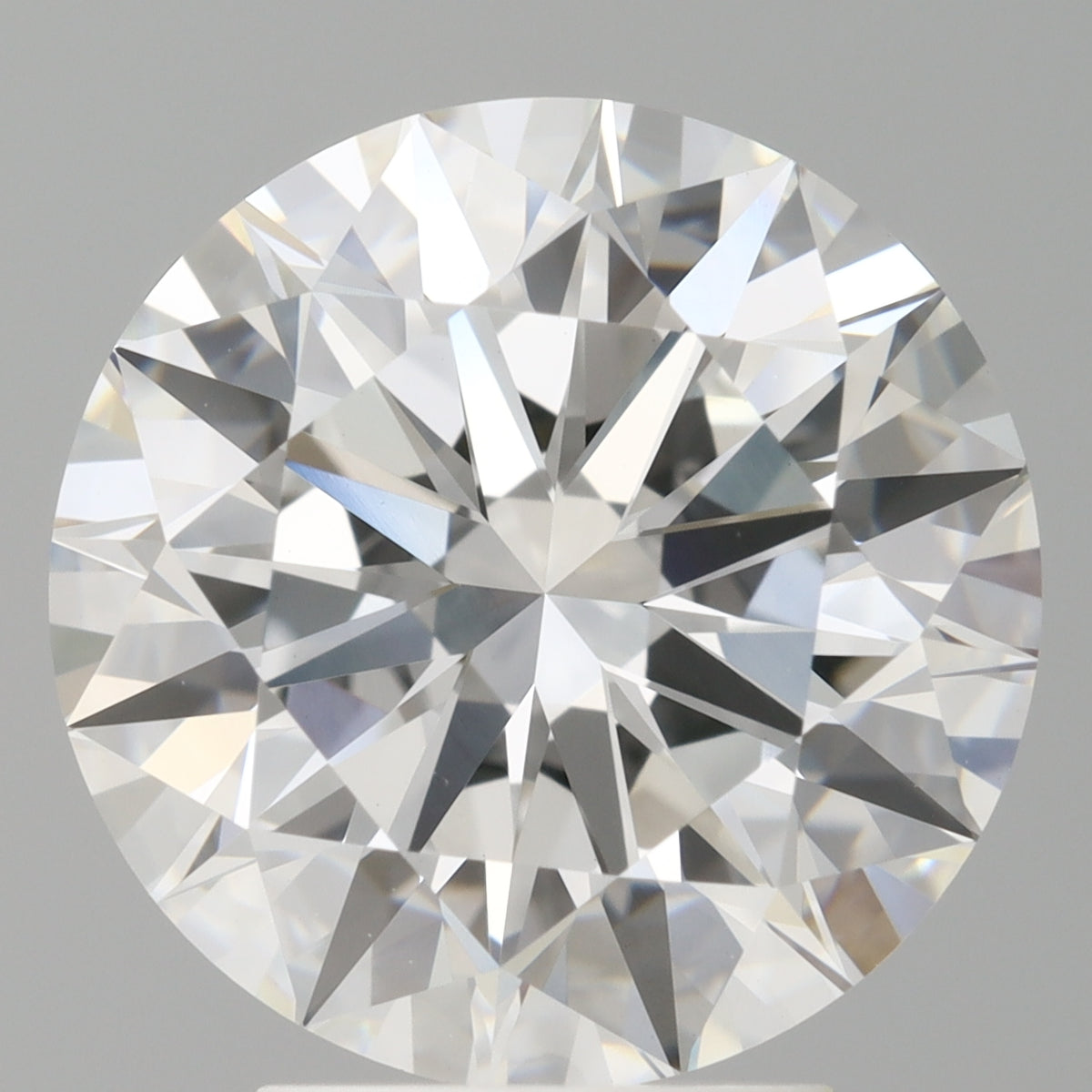 4.10 Carat Round Shaped, Ideal Cut, E Color, VVS2 Clarity, IGI Certified Lab Grown Diamond