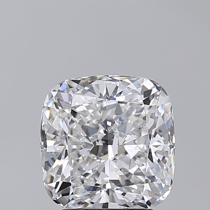 3.02 Carat Cushion Shaped, Excellent Cut, D Color, VVS2 Clarity, IGI Certified Lab Grown Diamond