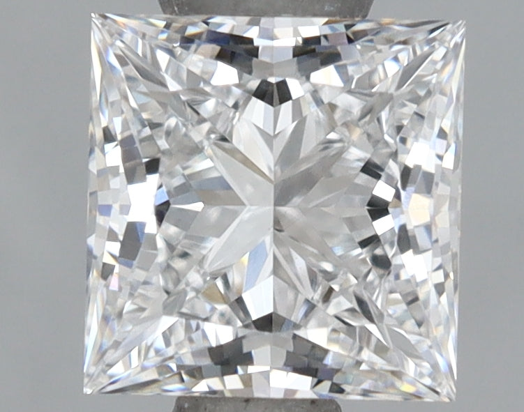 1.03 Carat Princess Shaped, Ideal Cut, D Color, VVS1 Clarity, IGI Certified Lab Grown Diamond