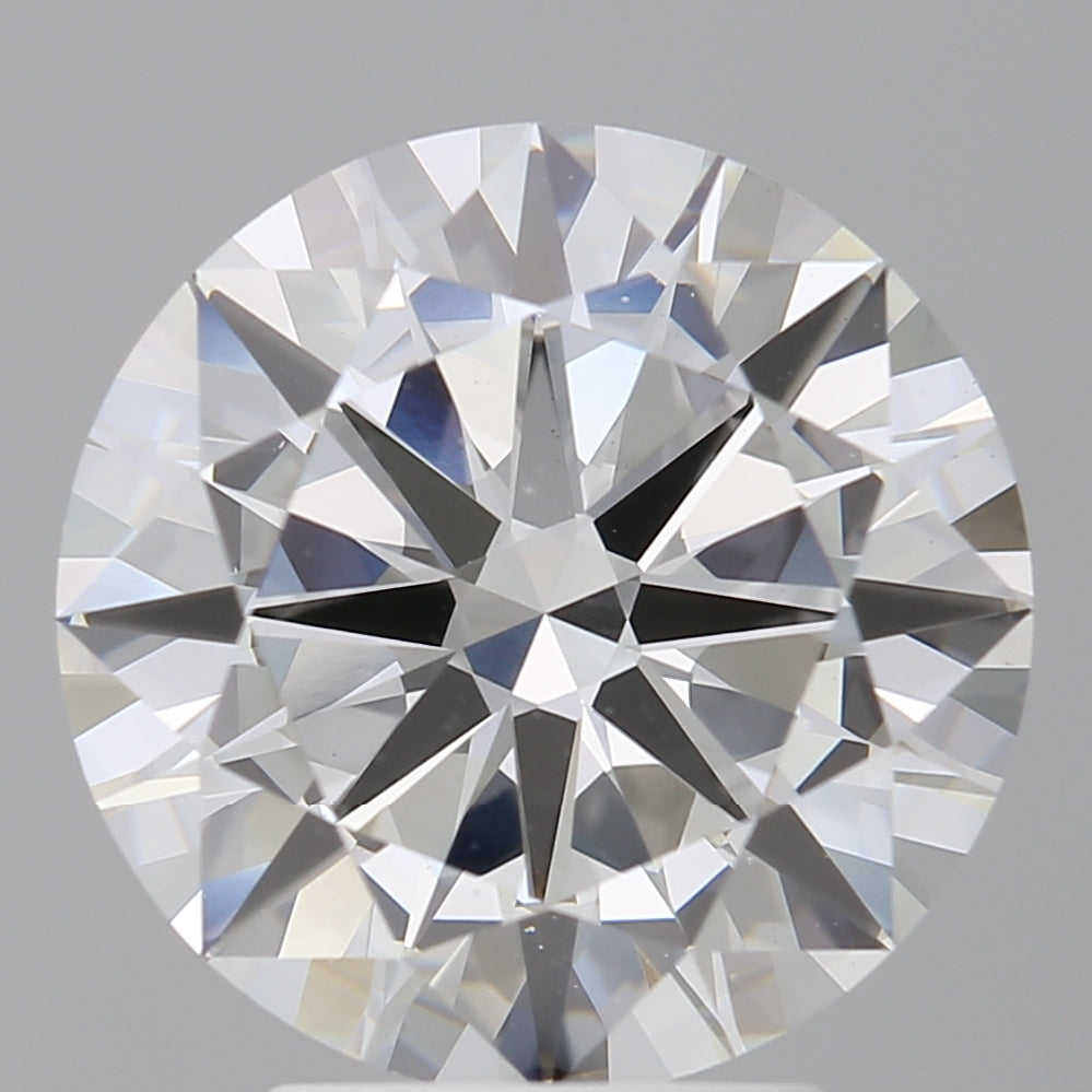 4.00 Carat Round Shaped, Excellent Cut, E Color, VVS2 Clarity, IGI Certified Lab Grown Diamond