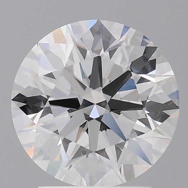 2.54 Carat Round Shaped, Ideal Cut, E Color, VVS2 Clarity, IGI Certified Lab Grown Diamond