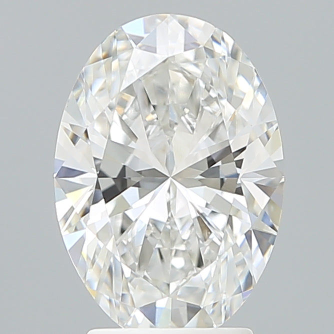 3.10 Carat Oval Shaped, Ideal Cut, E Color, VVS2 Clarity, IGI Certified Lab Grown Diamond