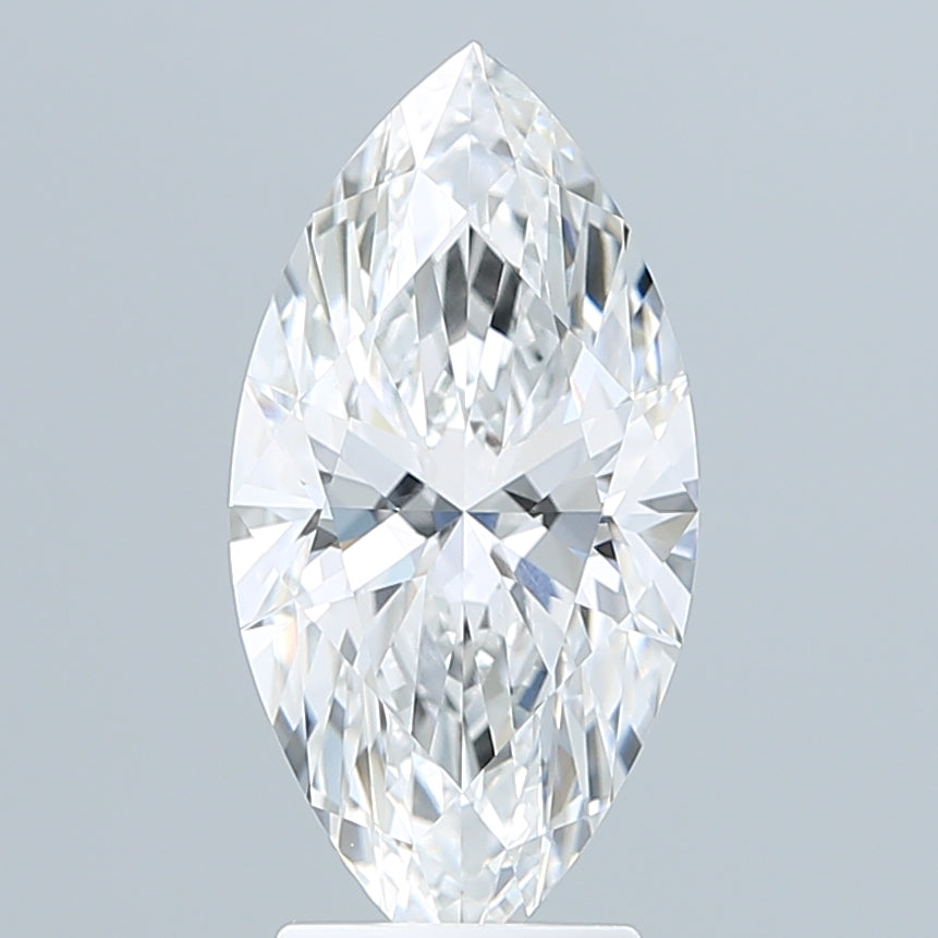 3.10 Carat Marquise Shaped, Ideal Cut, E Color, VVS2 Clarity, IGI Certified Lab Grown Diamond
