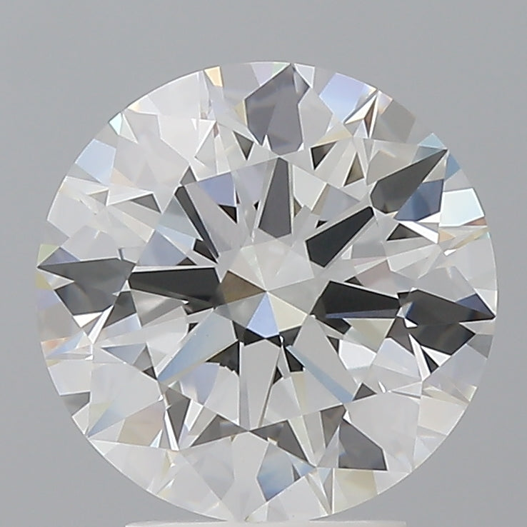 3.55 Carat Round Shaped, Ideal Cut, E Color, VVS2 Clarity, IGI Certified Lab Grown Diamond