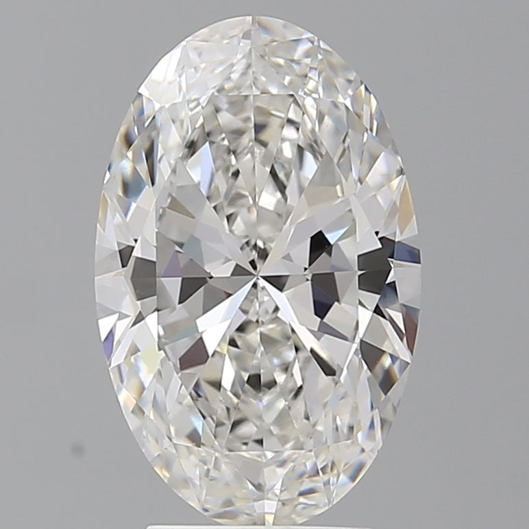 3.59 Carat Oval Shaped, Ideal Cut, F Color, VVS2 Clarity, IGI Certified Lab Grown Diamond