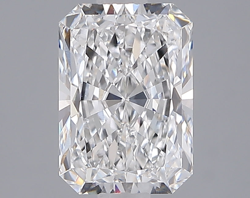 2.05 Carat Radiant Shaped, Ideal Cut, E Color, VVS1 Clarity, IGI Certified Lab Grown Diamond