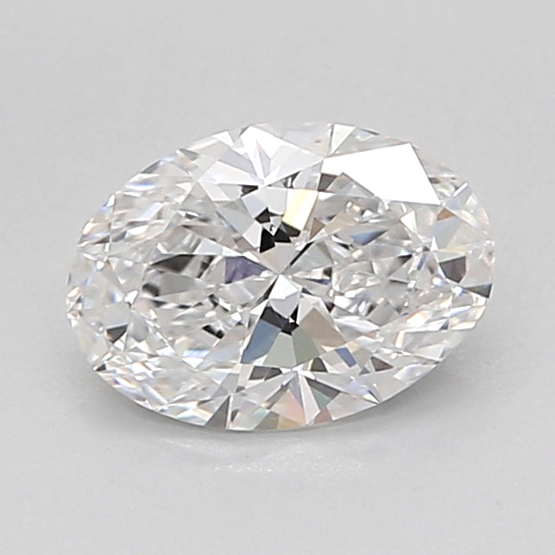 1.07 Carat Oval Shaped, Ideal Cut, D Color, VVS2 Clarity, IGI Certified Lab Grown Diamond