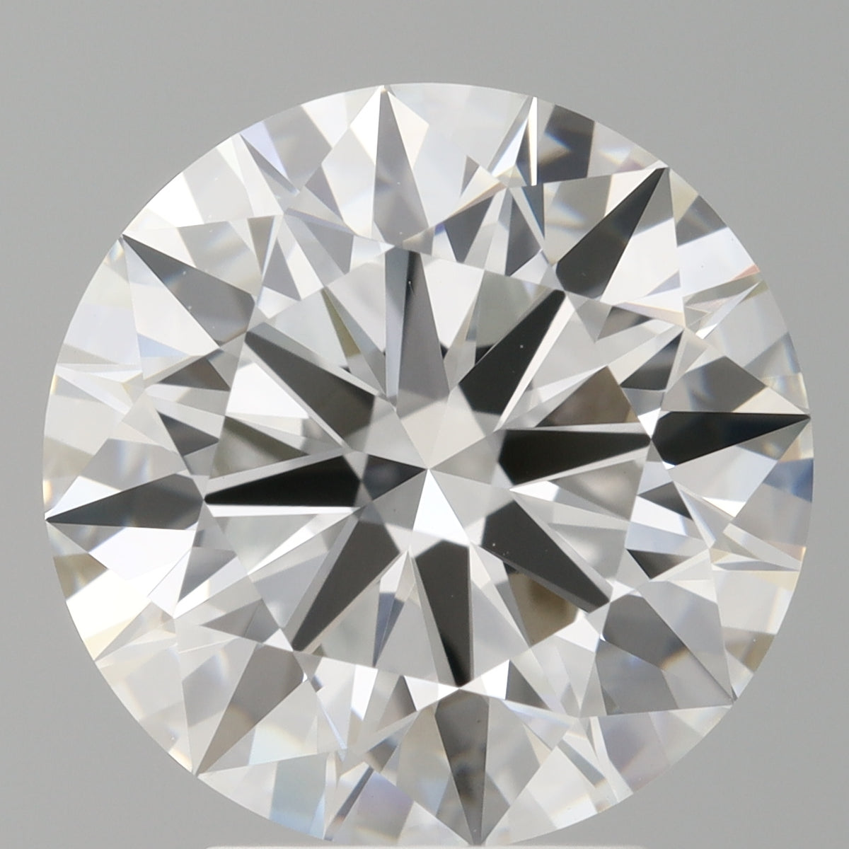 4.10 Carat Round Shaped, Ideal Cut, E Color, VVS2 Clarity, IGI Certified Lab Grown Diamond