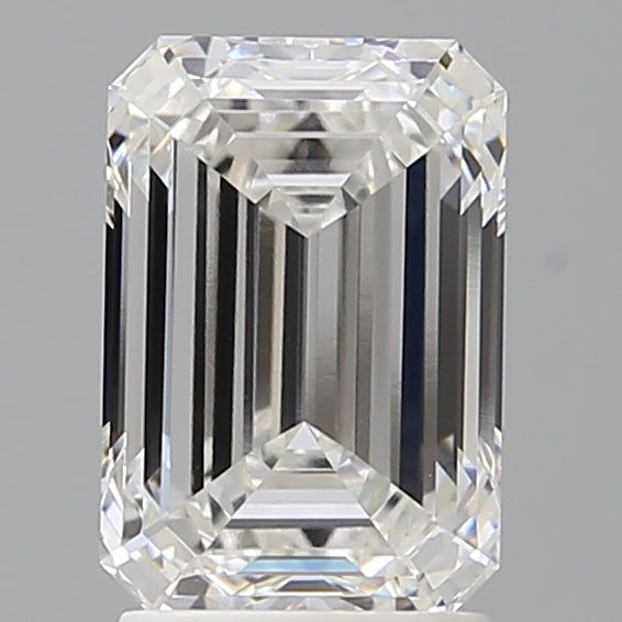 2.55 Carat Emerald Shaped, Ideal Cut, E Color, VVS2 Clarity, IGI Certified Lab Grown Diamond