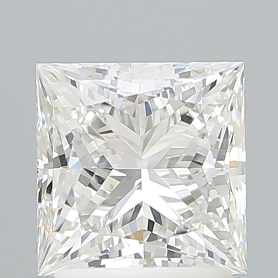 2.06 Carat Princess Shaped, Ideal Cut, F Color, VVS2 Clarity, IGI Certified Lab Grown Diamond