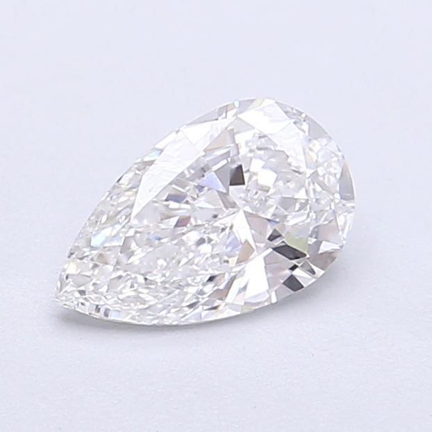 0.70 Carat Pear Shaped, Very Good Cut, D Color, VVS2 Clarity, IGI Certified Lab Grown Diamond