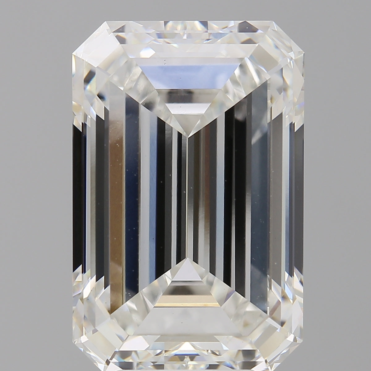 9.02 Carat Emerald Shaped, Ideal Cut, F Color, VS1 Clarity, IGI Certified Lab Grown Diamond