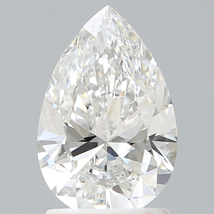 1.51 Carat Pear Shaped, Ideal Cut, E Color, VVS1 Clarity, IGI Certified Lab Grown Diamond