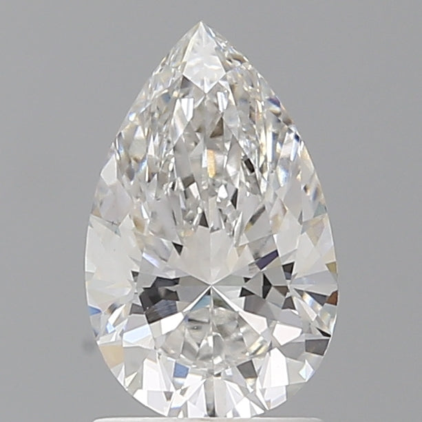 1.60 Carat Pear Shaped, Ideal Cut, E Color, VVS2 Clarity, IGI Certified Lab Grown Diamond