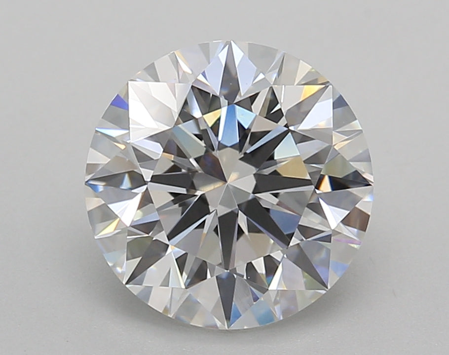 3.02 Carat Round Shaped, Excellent Cut, E Color, VVS2 Clarity, IGI Certified Lab Grown Diamond