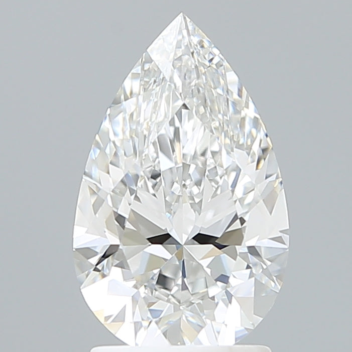 2.03 Carat Pear Shaped, Ideal Cut, E Color, VVS2 Clarity, IGI Certified Lab Grown Diamond