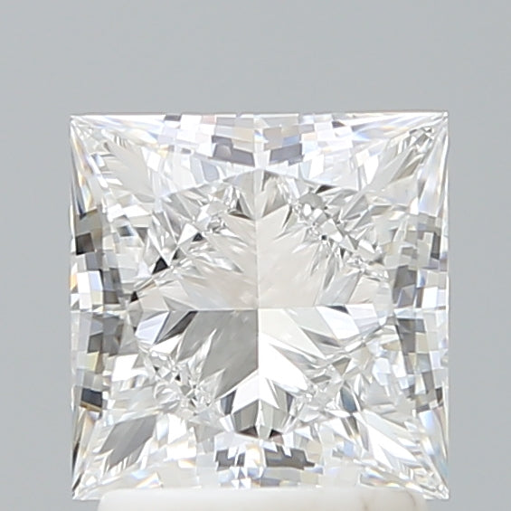 2.03 Carat Princess Shaped, Ideal Cut, D Color, VS1 Clarity, IGI Certified Lab Grown Diamond