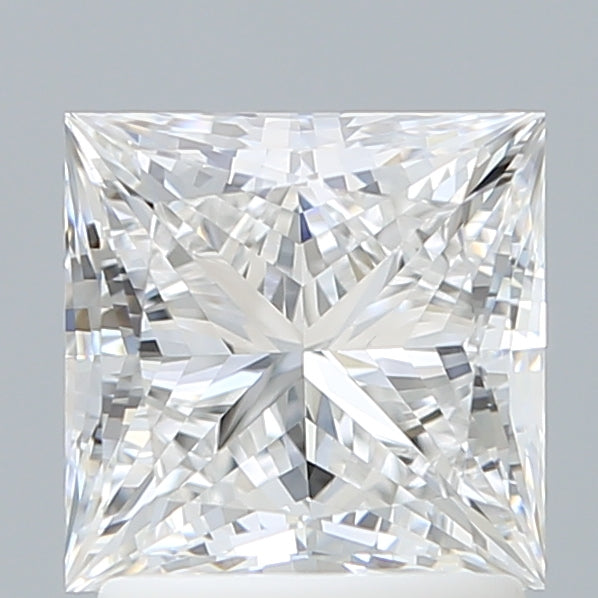 1.82 Carat Princess Shaped, Ideal Cut, D Color, VVS2 Clarity, IGI Certified Lab Grown Diamond