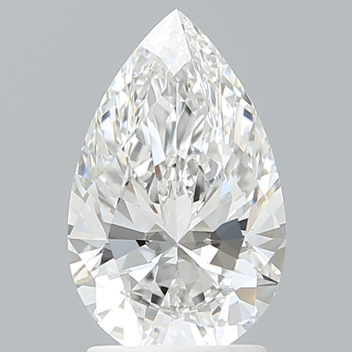 2.03 Carat Pear Shaped, Ideal Cut, E Color, VVS2 Clarity, IGI Certified Lab Grown Diamond