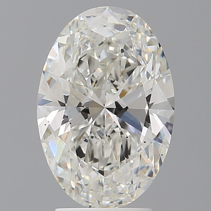 3.53 Carat Oval Shaped, Ideal Cut, F Color, VS2 Clarity, IGI Certified Lab Grown Diamond