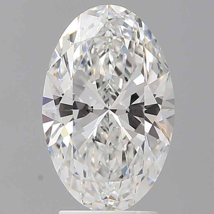 3.07 Carat Oval Shaped, Excellent Cut, F Color, VVS2 Clarity, IGI Certified Lab Grown Diamond