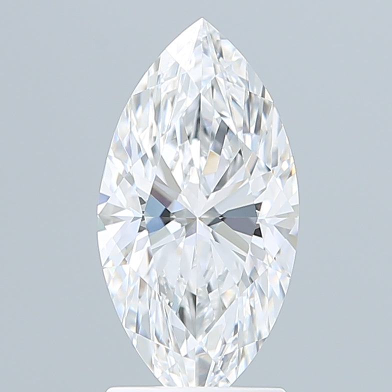 2.01 Carat Marquise Shaped, Ideal Cut, D Color, VVS1 Clarity, IGI Certified Lab Grown Diamond