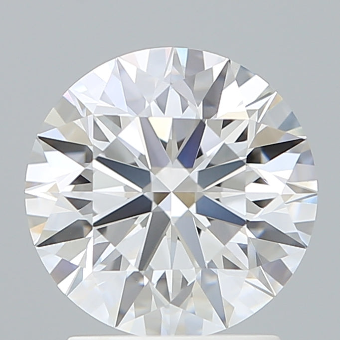2.09 Carat Round Shaped, Ideal Cut, D Color, VVS2 Clarity, IGI Certified Lab Grown Diamond