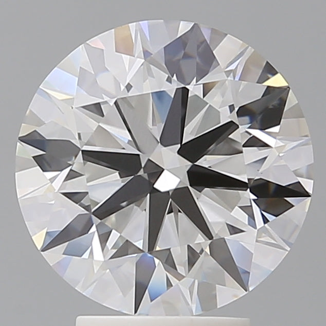 4.05 Carat Round Shaped, Ideal Cut, E Color, VVS2 Clarity, IGI Certified Lab Grown Diamond