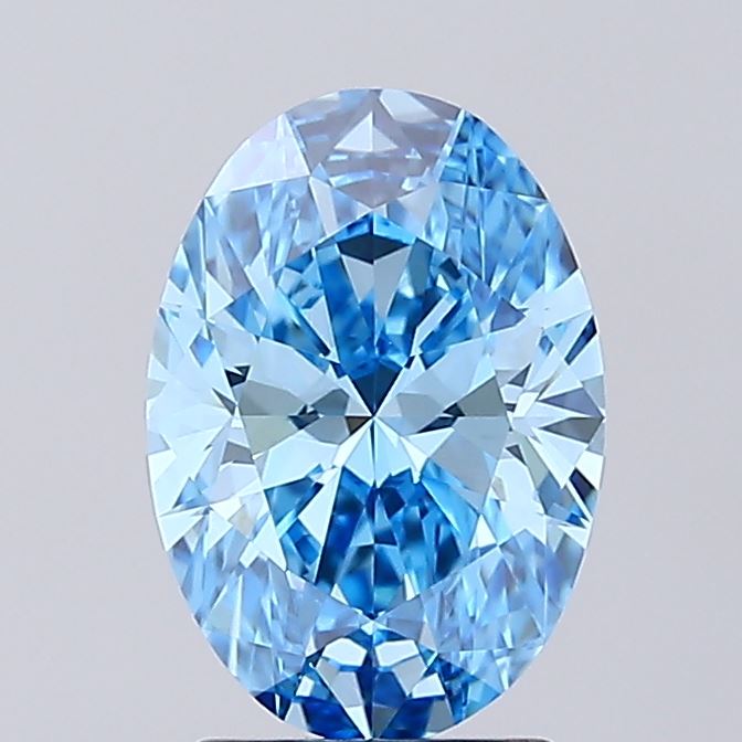2.00 Carat Oval Shaped, Ideal Cut, VVS2 Clarity, IGI Certified Lab Grown Diamond