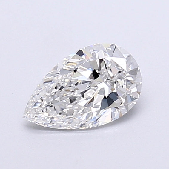 0.91 Carat Pear Shaped, Very Good Cut, E Color, VS2 Clarity, IGI Certified Lab Grown Diamond