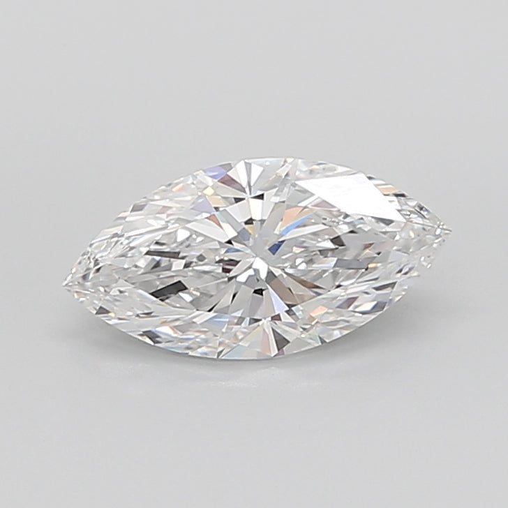 3.01 Carat Marquise Shaped, Ideal Cut, E Color, VVS2 Clarity, IGI Certified Lab Grown Diamond