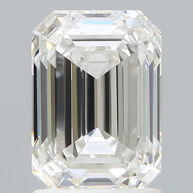 1.97 Carat Emerald Shaped, Ideal Cut, F Color, VS1 Clarity, IGI Certified Lab Grown Diamond