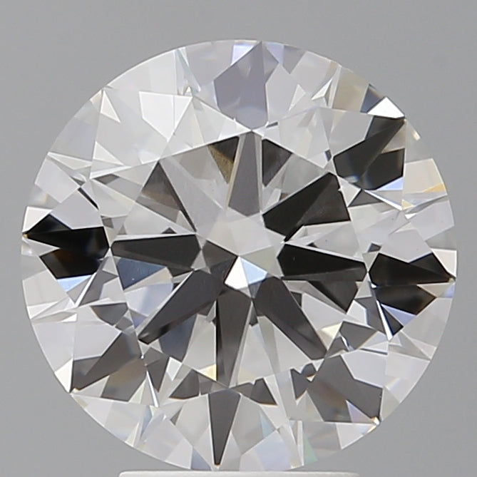 4.53 Carat Round Shaped, Ideal Cut, F Color, VVS2 Clarity, IGI Certified Lab Grown Diamond